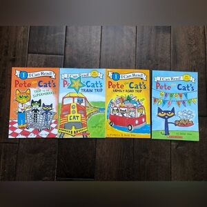 I can read level 1 pete the cat's 4 books set